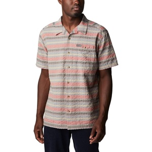 image:imageColumbia Mens Pine Canyon Short SleeveHiking ShirtSpicy Stripe