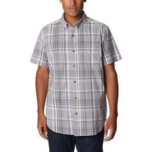 image:imageColumbia Mens Rapid Rivers II Short Sleeve Shirt Columbia Grey Plaid XXLarge