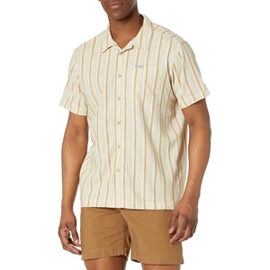 image:imageColumbia Mens Sage Springs Linen Short SleeveAncient Fossil Strolling Stripe