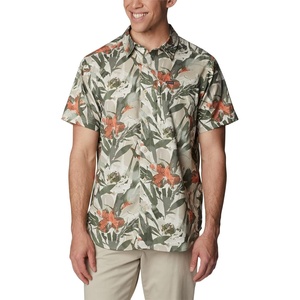 image:imageColumbia Mens Silver Ridge Utility Lite Novelty Short SleeveAncient Fossil Floriculture