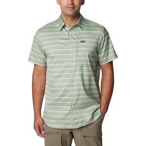 image:imageColumbia Mens Silver Ridge Utility Lite Novelty Short SleeveCanteen Chambray Stripe