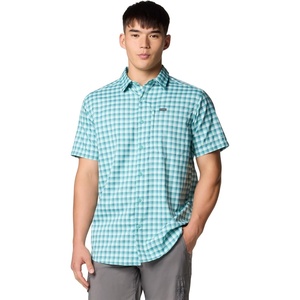 image:imageColumbia Mens Silver Ridge Utility Lite Novelty Short SleeveRipple Blue Pulaski Plaid