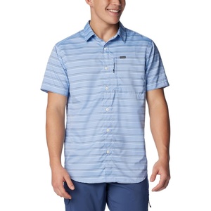 image:imageColumbia Mens Silver Ridge Utility Lite Novelty Short SleeveSkyler Chambray Stripe