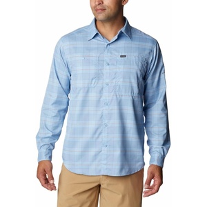 image:imageColumbia Mens Silver Ridge Utility Lite Plaid Long SleeveJet Stream Trail Crossing Plaid