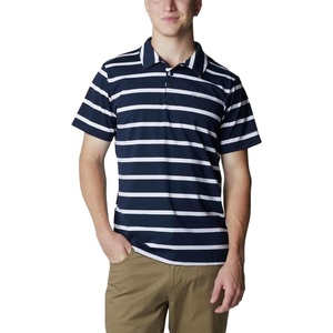 image:imageColumbia Mens Sun Trek PoloCollegiate NavyWhite Stripe