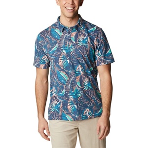 image:imageColumbia Mens Thistletown Ridge Polo Sp21Dark Mountain King Palms Multi