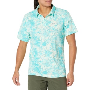image:imageColumbia Mens Thistletown Ridge Polo Sp21Ice Green Sketchy Paradise