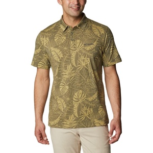 image:imageColumbia Mens Thistletown Ridge Polo Sp21Stone Green King Palms
