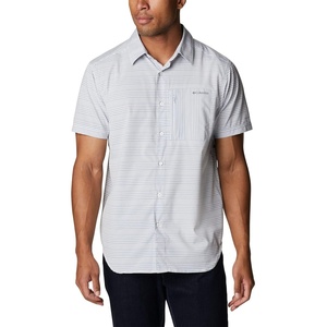 image:imageColumbia Mens Twisted Creek II Short Sleeve ShirtCollegiate Navy Wave Crest Stripe
