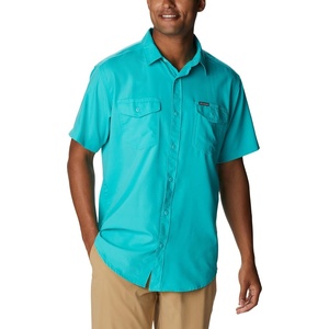 image:imageColumbia Mens Utilizer Ii Solid Short Sleeve ShirtClear Water