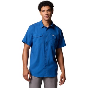 image:imageColumbia Mens Utilizer Ii Solid Short Sleeve ShirtMountain Blue
