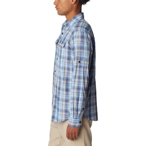 image:imageColumbia Silver Ridge 20 Long Sleeve ShirtJet Stream Gathered Plaid