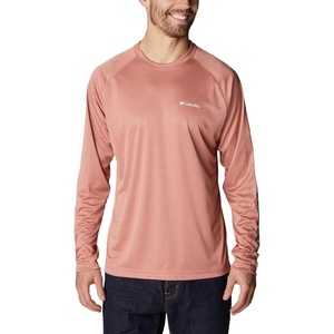 image:imageColumbia Terminal Tackle PFG Destination Long SleeveDark Coral HeatherWhite Logo