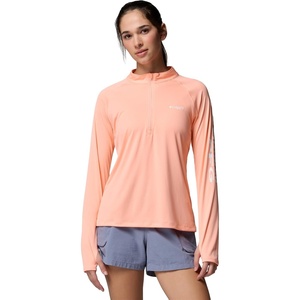 image:imageColumbia Tidal Tee 14 ZipTiki PinkWhite Logo