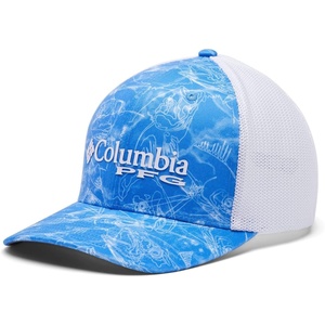 image:imageColumbia Unisex Camo Mesh Ball CapHarbor Blue Contour Fish Print