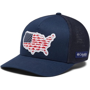 image:imageColumbia UnisexAdult PFG Statetriot Mesh Ball CapCollegiate NavyUsa Patch