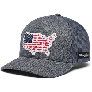 image:imageColumbia UnisexAdult PFG Statetriot Mesh Ball CapGrill HeatherUsa Patch