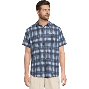image:imageColumbia Utilizer Printed Woven Short SleeveCollegiate Navy Omblur