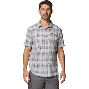 image:imageColumbia Utilizer Printed Woven Short SleeveColumbia Grey Omblur