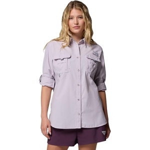 image:imageColumbia Womens PFG Bahama II Long Sleeve Fishing ShirtLavender Pearl