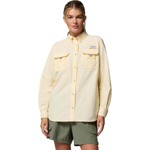 image:imageColumbia Womens PFG Bahama II Long Sleeve Fishing ShirtLemon Wash