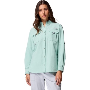 image:imageColumbia Womens PFG Bahama II Long Sleeve Fishing ShirtMisty Jade
