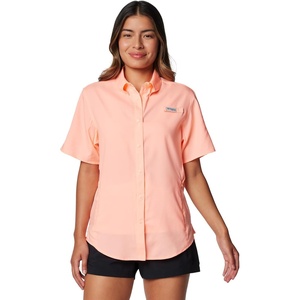 image:imageColumbia Womens PFG Tamiami II Short Sleeve Fishing ShirtTiki Pink