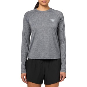 image:imageColumbia Womens PFG Uncharted Knit Long SleeveShark Heather