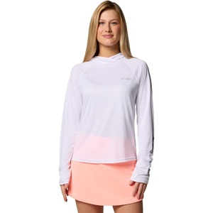 image:imageColumbia Womens Pfg Tidal Tee II HoodieAgateSatin Pink Logo