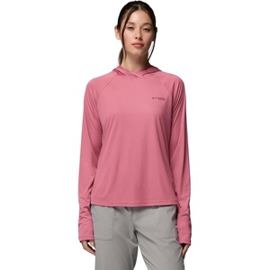 image:imageColumbia Womens Pfg Tidal Tee II HoodieRosetteAntique Mauve Logo