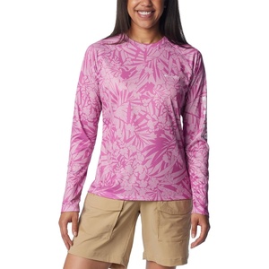 image:imageColumbia Womens Super Tidal Tee Long SleeveBright Lavender Tropictones
