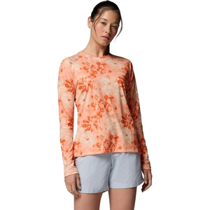image:imageColumbia Womens Super Tidal Tee Long SleeveBright NectarHazyblooms