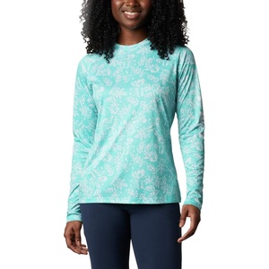image:imageColumbia Womens Super Tidal Tee Long SleeveDolphin Archive Palms Print