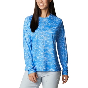 image:imageColumbia Womens Super Tidal Tee Long SleeveHarbor Blue Contour Fish