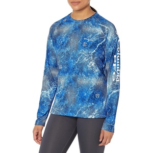 image:imageColumbia Womens Super Tidal Tee Long SleeveHarbor Blue Realtree Mako