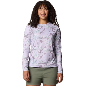 image:imageColumbia Womens Super Tidal Tee Long SleeveLavender Pearl Undertow