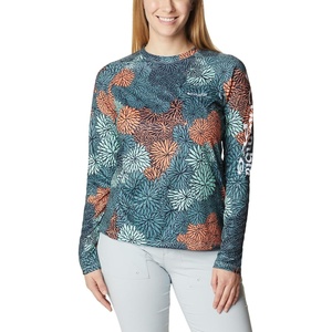 image:imageColumbia Womens Super Tidal Tee Long SleeveMint Cay  Anemones