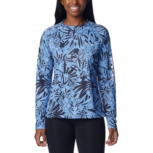 image:imageColumbia Womens Super Tidal Tee Long SleeveNocturnal Tropictones