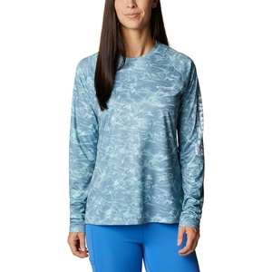 image:imageColumbia Womens Super Tidal Tee Long SleeveStorm Contour Fish