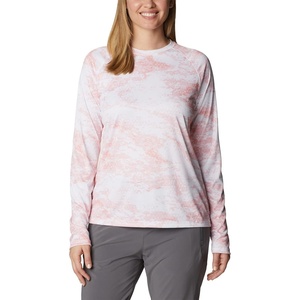 image:imageColumbia Womens Super Tidal Tee Long SleeveTiki Pink Pfg Camo Print