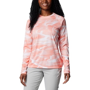 image:imageColumbia Womens Super Tidal Tee Long SleeveTiki Pink Undulating