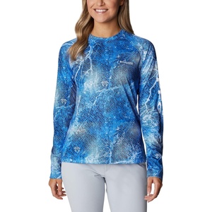 image:imageColumbia Womens Super Tidal Tee Long SleeveTropic Water Batik Floral Print