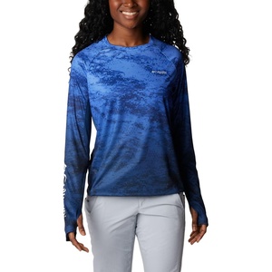 image:imageColumbia Womens Super Tidal Tee Long SleeveViolet Sea Camo Gradient