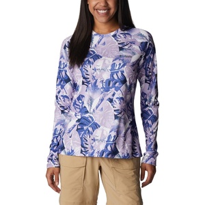 image:imageColumbia Womens Super Tidal Tee Long SleeveViolet Sea Philo Palms