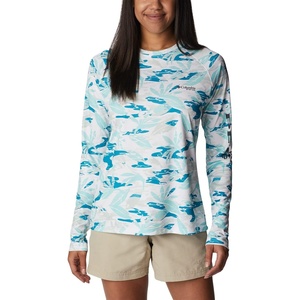 image:imageColumbia Womens Super Tidal Tee Long SleeveWhite Shorebreak