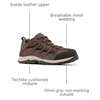 image:imageColumbia Mens Crestwood Hiking Boots  High Traction Lightweight Breathable Wide Fit AvailableCamo BrownHeatwave