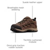image:imageColumbia Mens Crestwood Hiking Boots  High Traction Lightweight Breathable Wide Fit AvailableDark BrownBaker