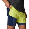 image:imageColumbia Mens Endless Trail 2in1 ShortHiking ShortsRadiationCollegiate Navy