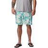 image:imageColumbia Mens Summertide Stretch Printed ShortBright Aqua Distant Peaks