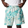 image:imageColumbia Mens Summertide Stretch Printed ShortBright Aqua Distant Peaks